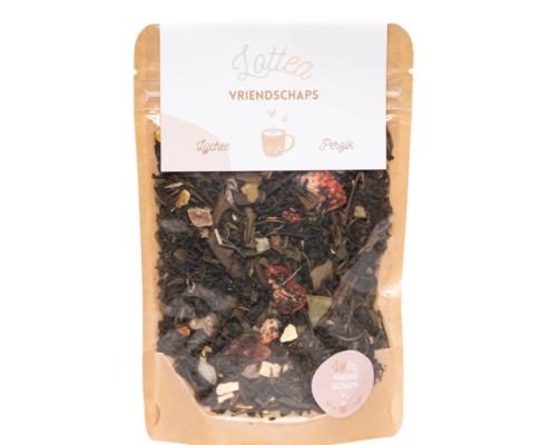 Losse thee in een stazak van het merk Lottea. Dit is de smaak vriendschaps thee een speciale thee als cadeau voor een vriendin.